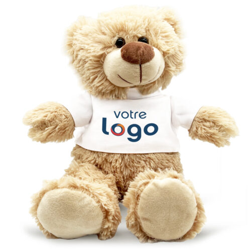 Billy l’ours en peluche personnalisé <br> <strong> 25 cm </strong>