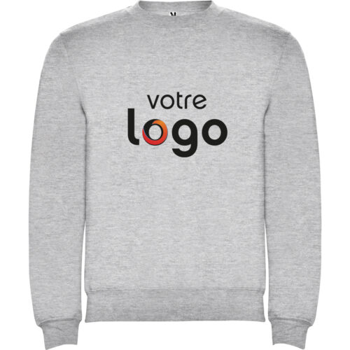 Sweat-shirt personnalisé mixte - Gris