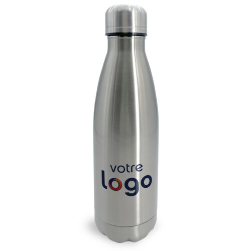 Gourde Aluminium personnalisée - Votre logo <br> <strong>  500 ml </strong>