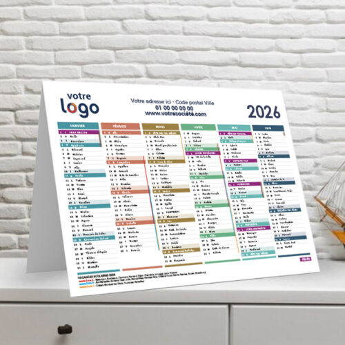 Calendrier Chevalet A4 – Image 2